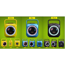 6,5 pulgadas de color amarillo colorido Bluetooth altavoz con micrófono para escenario F105